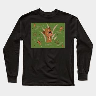 Super cute Giraffe Pattern Long Sleeve T-Shirt